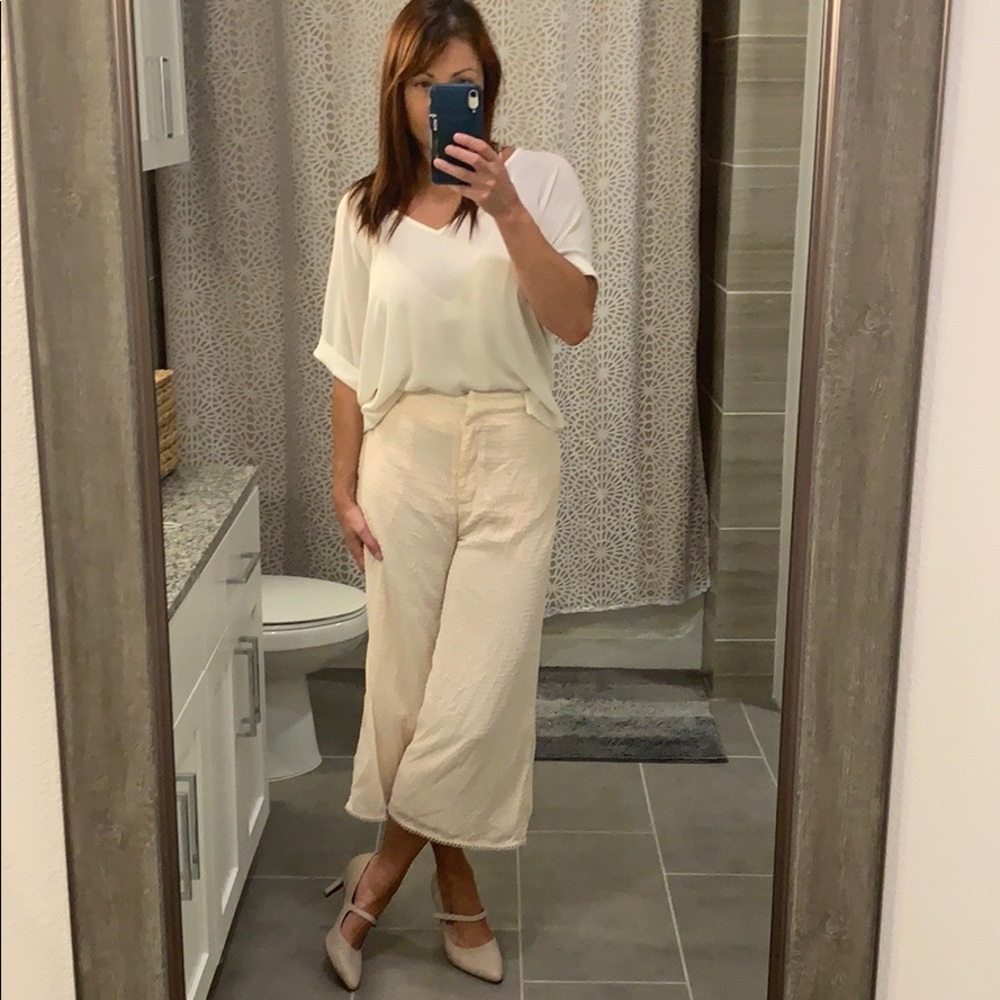 House of Harlow x Revolve cropped pants sm
